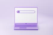purple-laptop-search-bar-3d-illustration-digital-browsing