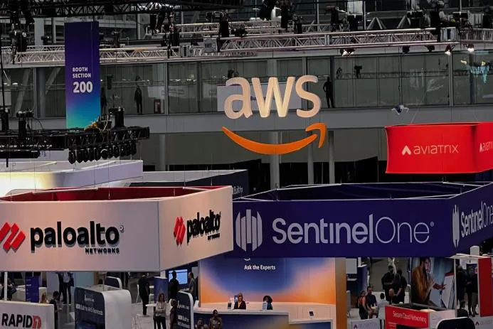 rsa conference cybersecurity expo booths aws palo alto sentinelone